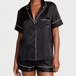 VS PINK satin short pj set